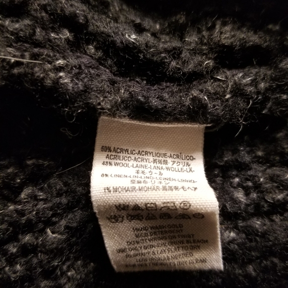 FP Open Knit Cowl Neck Tunic Sweater Top XS - Picture 3 of 5